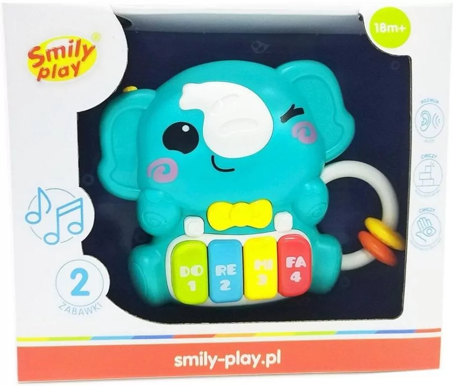 Zwierzaczkowe pianinko słonik - tantis.pl