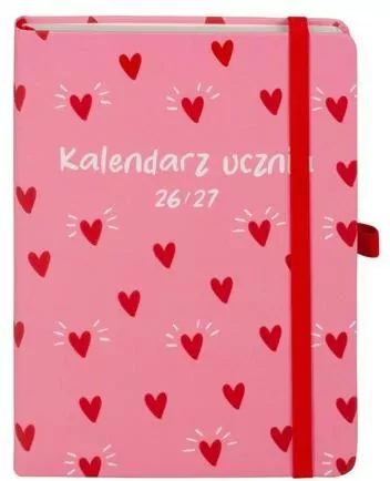 Kalendarz Ucznia 2026/27 B6 Serduszka - tantis.pl