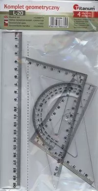Komplet geometryczny 20 cm. 4 elementowy - tantis.pl