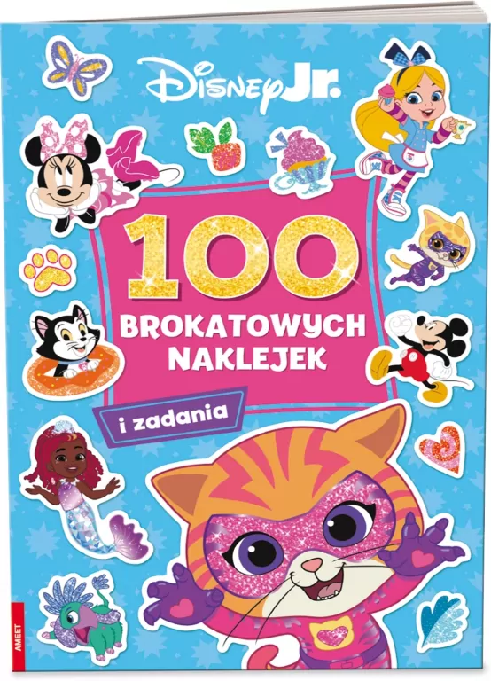 Disney 100 brokatowych naklejek - tantis.pl