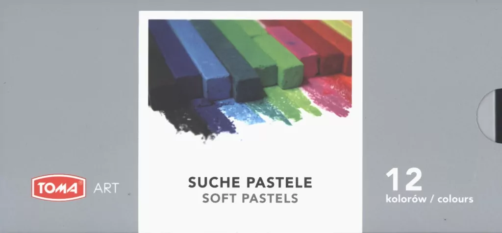 Pastele suche 12 kolory TOMA - tantis.pl