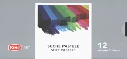 Pastele suche 12 kolory TOMA