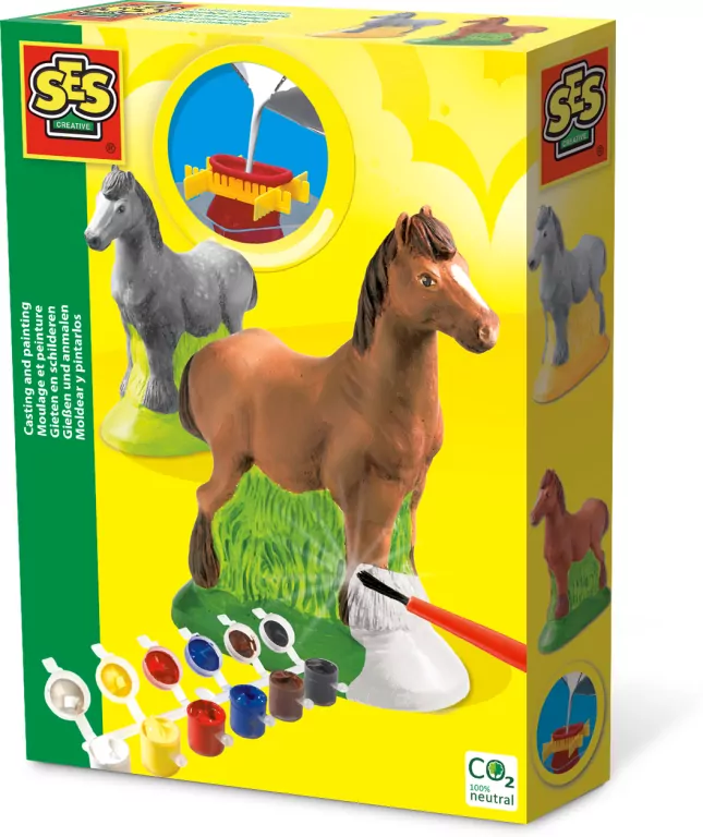 Odlew gipsowy 3D. Koń - tantis.pl