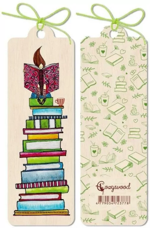 Zakładka drewniana Książki - tantis.pl