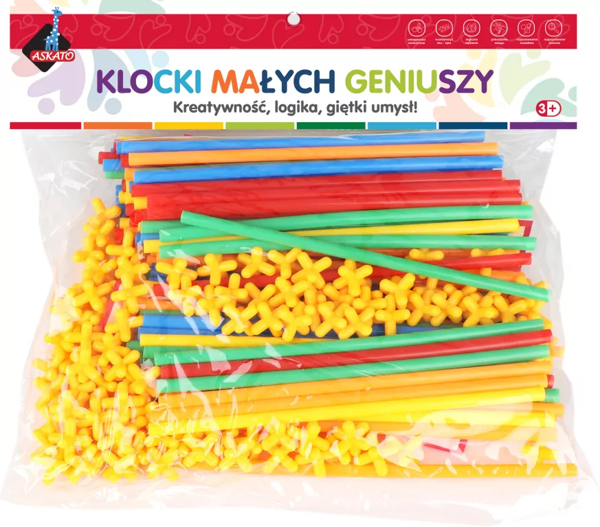 Klocki słomki 200 elementów - tantis.pl