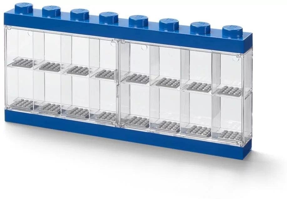 LEGO(R) witrynka na minifigurki 16 niebieska - tantis.pl
