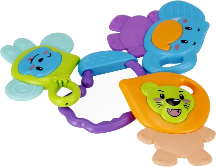 Bam Bam. Grzechotka safari 4w1 - tantis.pl