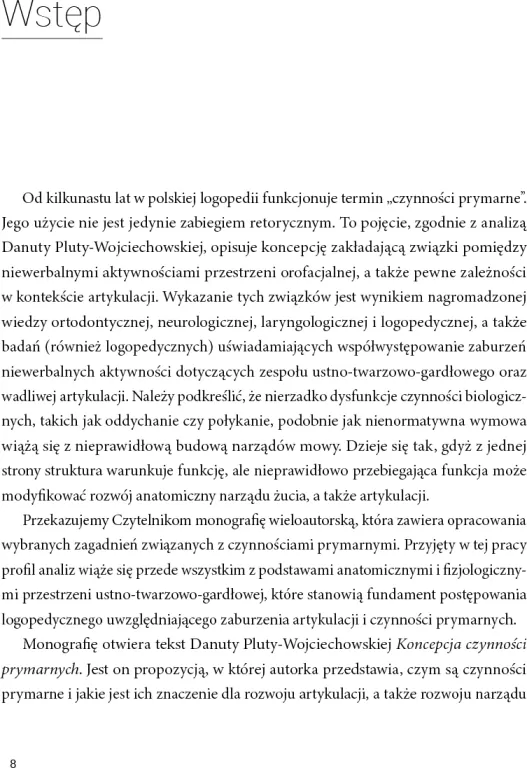 Czynności prymarne w logopedii. Tom 1 - tantis.pl