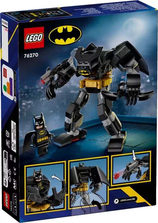 LEGO® Super Heroes. Mechaniczna zbroja Batmana. 76270 - tantis.pl