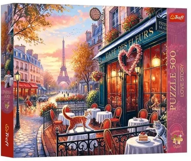 Trefl. Miłość w Paryżu. Puzzle 500. Love Story - tantis.pl