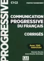 Communication progressive du français Corrigés C1 C2 - tantis.pl
