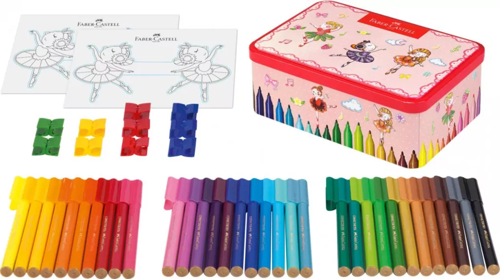 Flamastry Connector. 33 kolory. FABER CASTELL - tantis.pl
