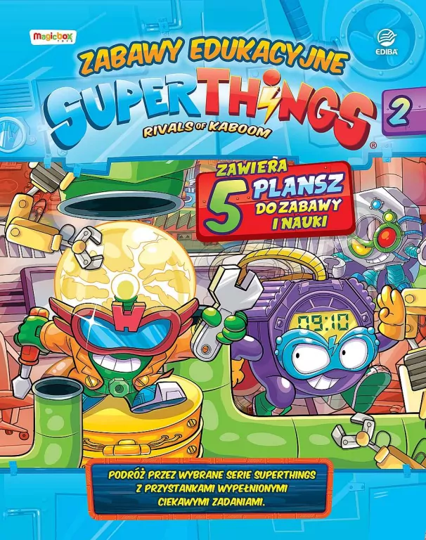 SuperZings. Maszyna czasu. Książka z naklejkami - tantis.pl