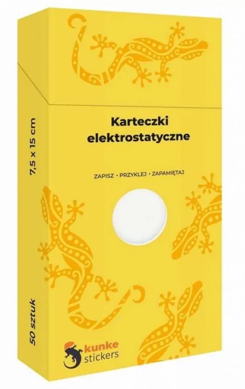 Karteczki elektrostatyczne białe - tantis.pl
