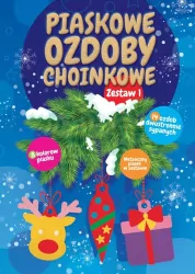 Piaskowe ozdoby choinkowe. Zestaw 1