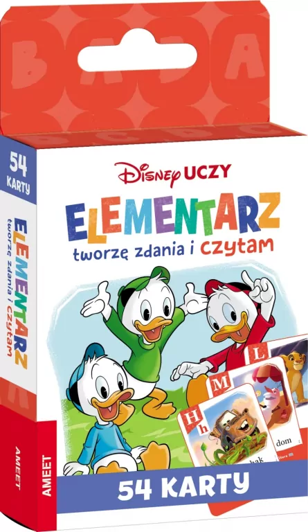 Disney Uczy. Tworzę zdania i czytam. Karty - tantis.pl