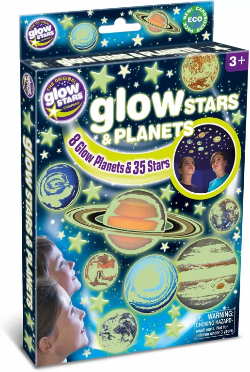 Naklejki na ścianę Brainstorm. Świecące gwiazdy i planety - tantis.pl