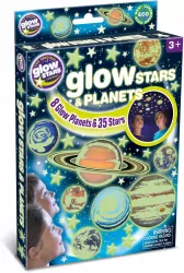 Naklejki na ścianę Brainstorm. Świecące gwiazdy i planety