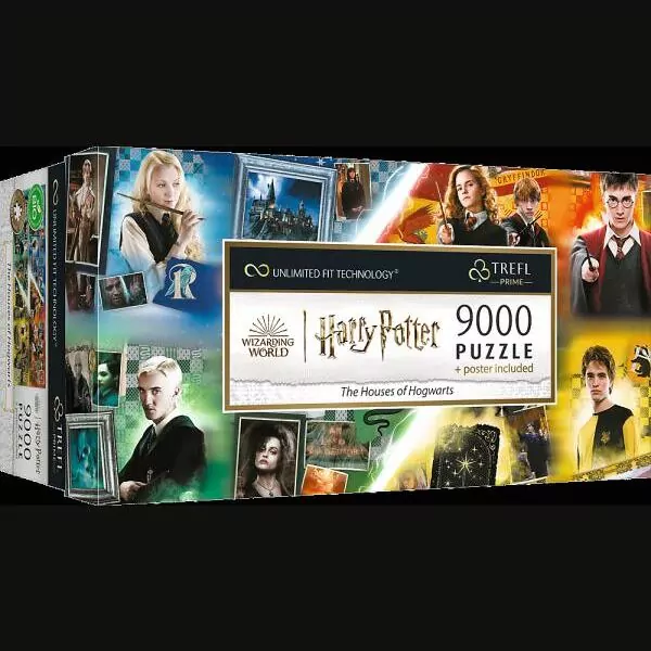 Trefl. Puzzle 9000. The Houses of Hogwarts - tantis.pl