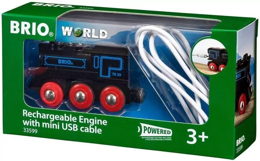 Lokomotywa klasyczna z USB. BRIO 33599 - tantis.pl