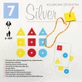 Kolorowa geometria Silver ALEX - tantis.pl