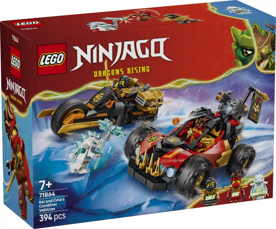 LEGO® Wielofunkcyjne pojazdy Kaia i Cole’a 71864 - tantis.pl