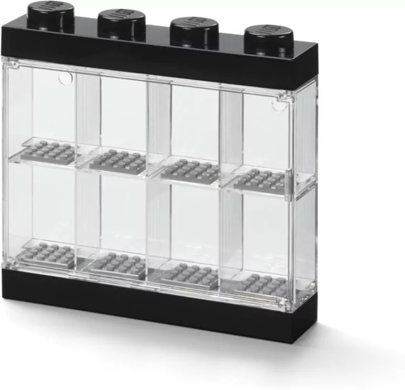 Lego(R) witryna na 8 minifigurek czarna - tantis.pl