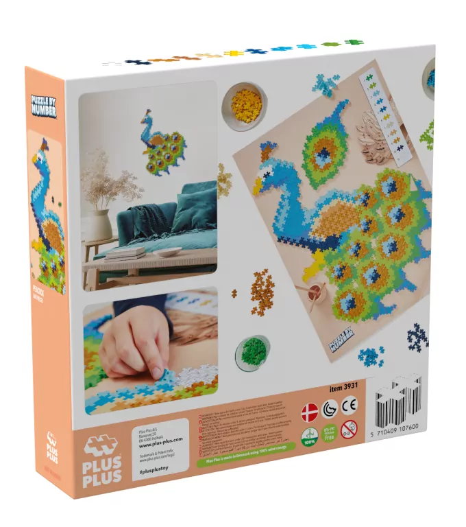 Puzzle By Number- Paw. Klocki Plus-Plus - tantis.pl