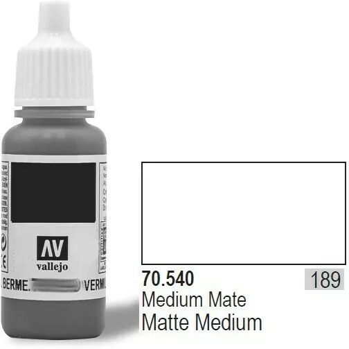 VALLEJO Lakier Nr189 Mat t Medium 17ml - tantis.pl
