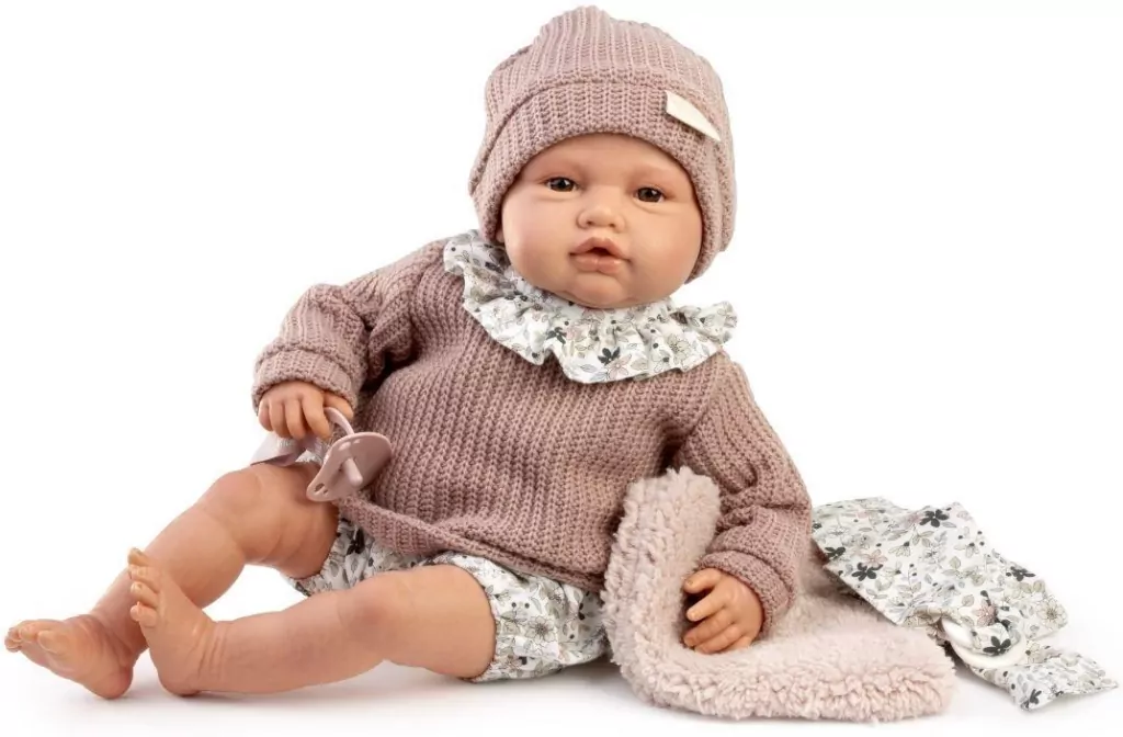 Kolekcjonerska lalka hiszpańska Reborn Baby 50cm - tantis.pl
