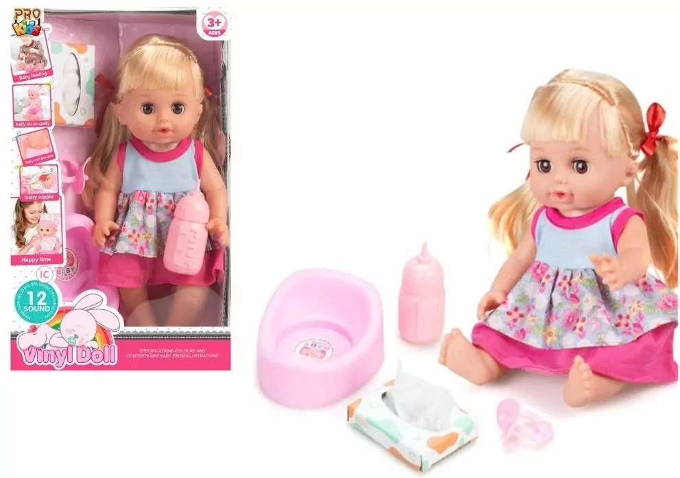 Lalka sikająca 36cm z dźwiękami - tantis.pl