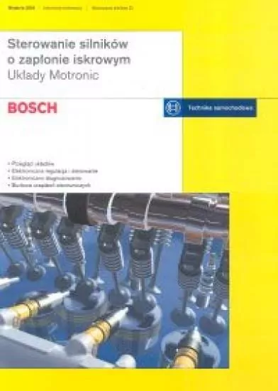 Bosch. Sterowanie silników o zapłonie iskrowym - tantis.pl