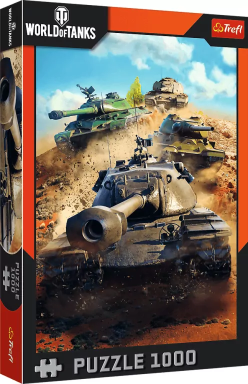 Puzzle 1000 World of Tanks: Czołgi w boju TREFL - tantis.pl