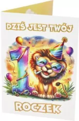 KARNET URODZINY 1 B6 Z KOP NER A-025 FOL