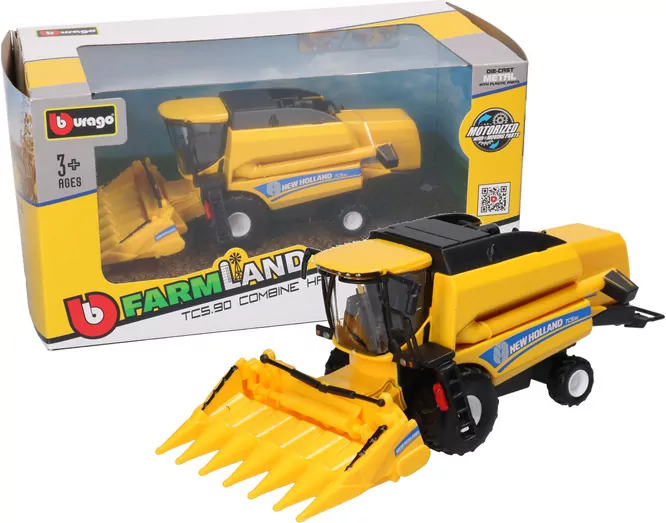 BBURAGO MODEL FARMLAND TC5.90 COMBINE HARVESTER W/CORN HEADER 18CM - tantis.pl