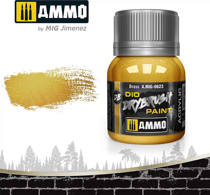 Ammo: DIO Drybrush - Brass - tantis.pl