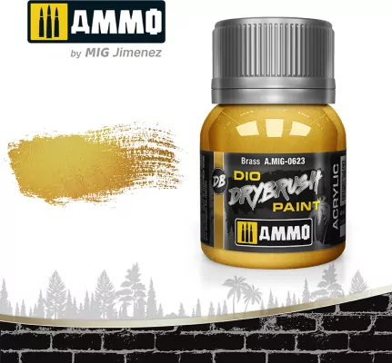Ammo: DIO Drybrush - Brass