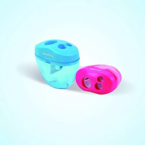 Temperówka potrójna z pojemnikiem  BAMBINO, 12 sztuk - tantis.pl