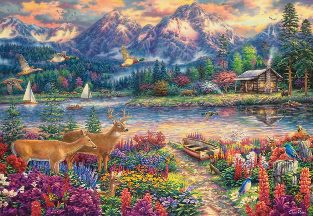 Puzzle 1500. Spring Mountain Majesty - tantis.pl