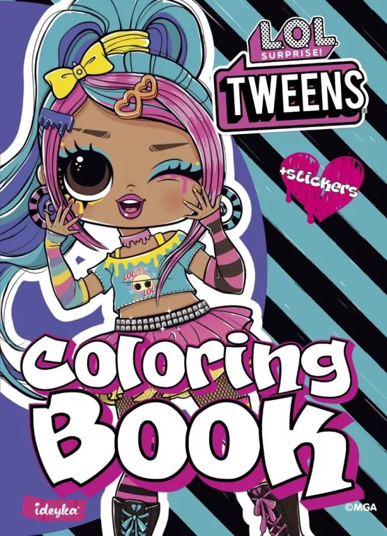 Kolorowanka z naklejkami LOL Tweens Emma - tantis.pl