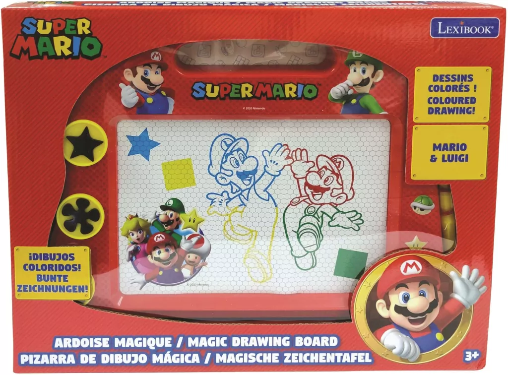 Magnetyczna wielokolorowa tablica kreślarska. Super Mario - tantis.pl