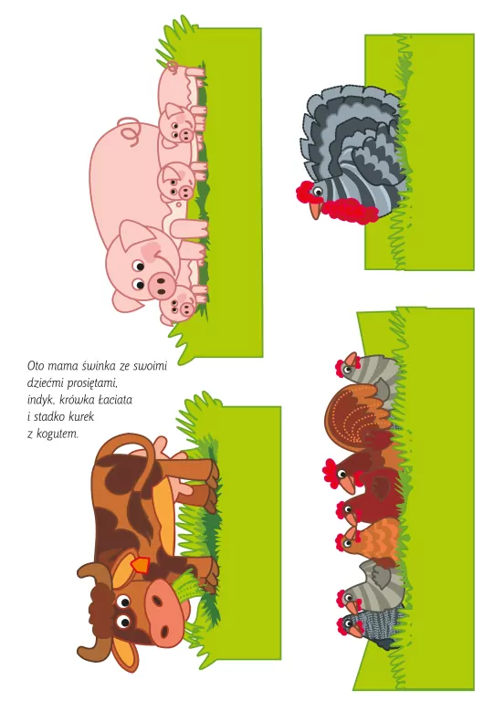 Małe gospodarstwo. Wycinanki - tantis.pl