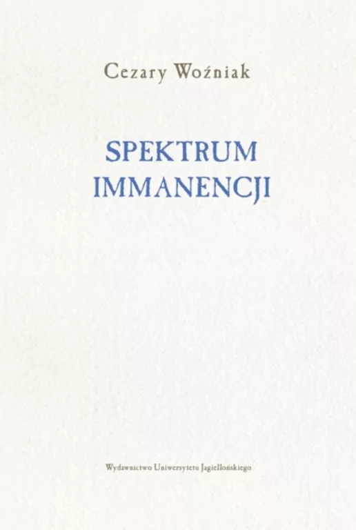 Spektrum immanencji - tantis.pl
