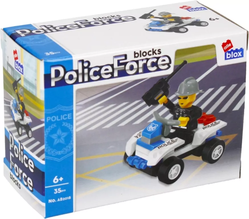 Klocki konstrukcyjne. Policja - tantis.pl