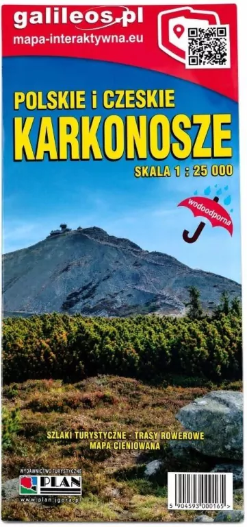 Mapa turyst. Polskie i Czeskie Karkonosze 1:25 000 - tantis.pl