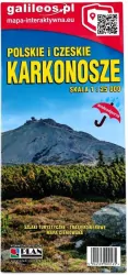 Mapa turyst. Polskie i Czeskie Karkonosze 1:25 000
