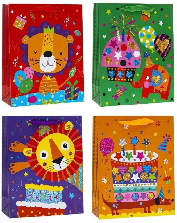 Torebka ozdobna 26x32x10cm mix ROZETTE - tantis.pl