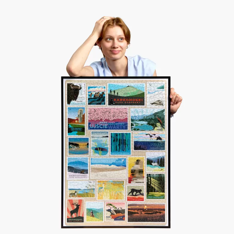 Puzzlove CzuCzu Polskie Parki Narodowe 1000 elementów - tantis.pl