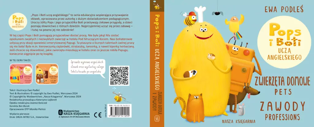 Zwierzęta domowe i zawody. Pops i Boti uczą angielskiego - tantis.pl