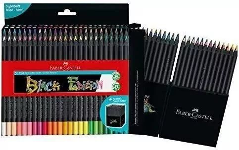 Kredki trójkątne Black Edition. 50 kolorów - tantis.pl